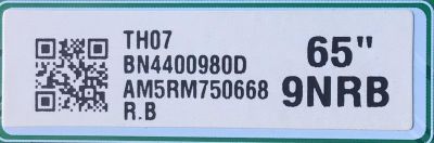 LED DRIVER PARA TV SAMSUNG / NUMERO DE PARTE BN44-00980D / L65S9NRB_RHS / BN4400980D / AM5RM750668 / DISPLAY BN9-48138A / LSF650FF11-P01 / MODELO QN65Q90RAFXZA FA02	 - Imagen 3